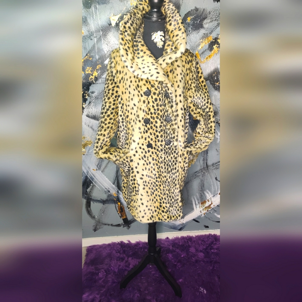 Cheetah print Coat